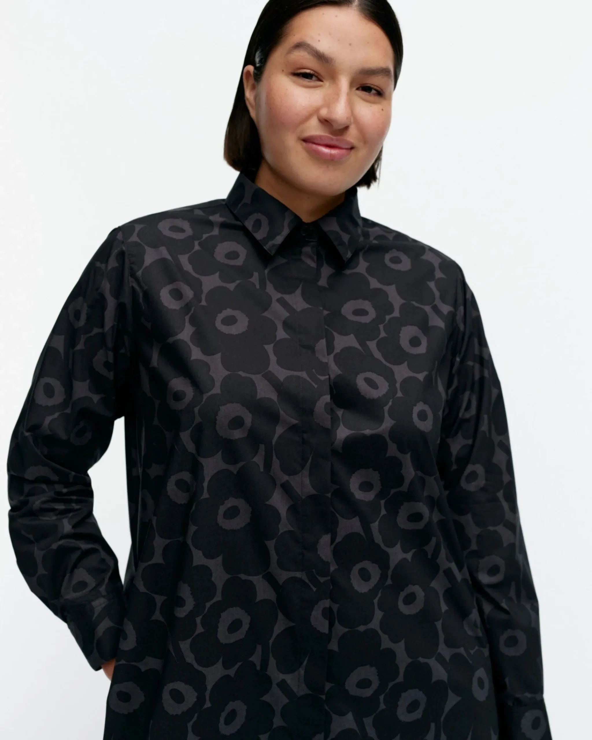 Askare Mini Unikko Puuvillapopliinimekko