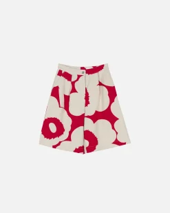 Hyu00F6Ky Unikko Puuvillapellavashortsit