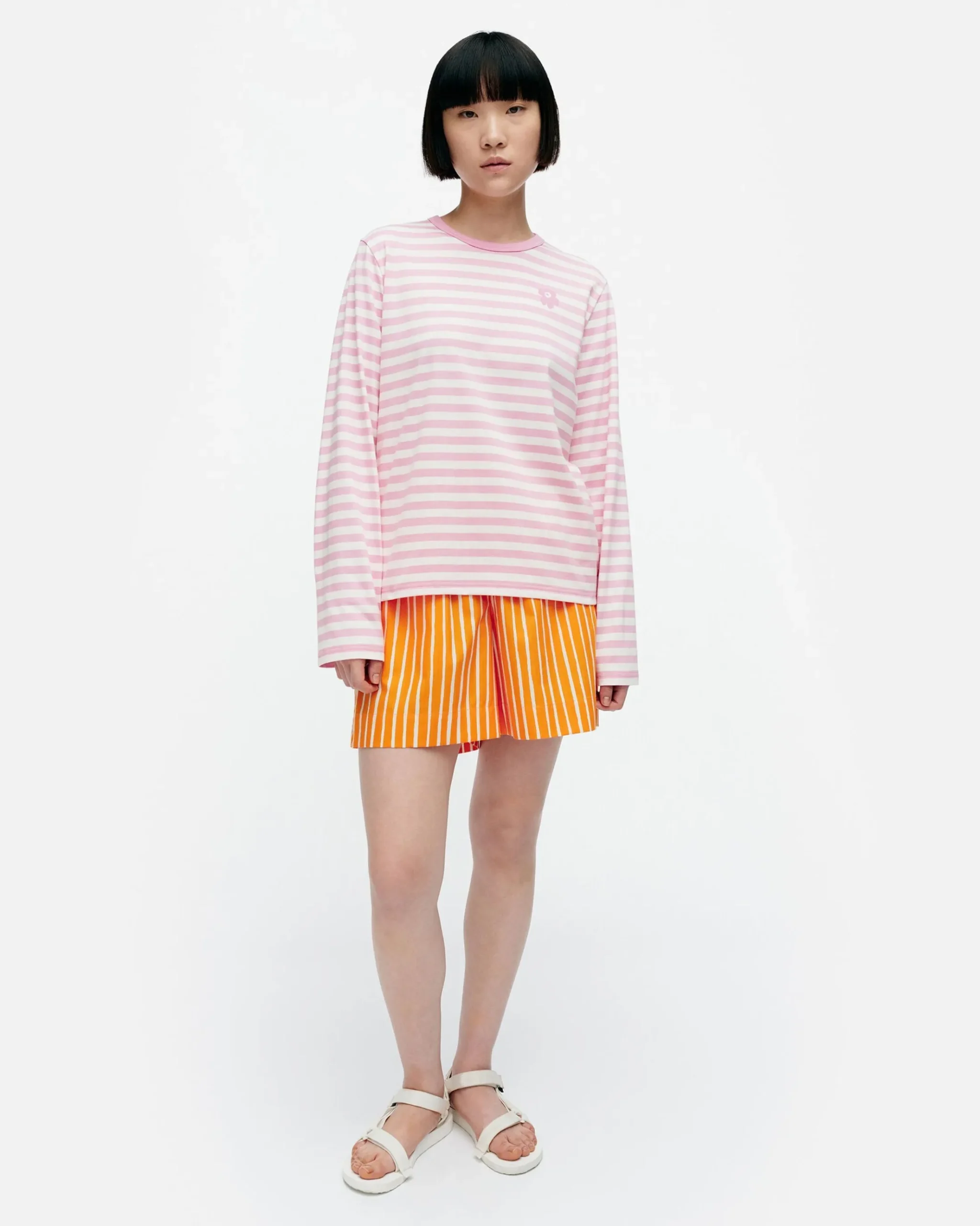 Kioski Tasaraita Relaxed Longsleeve Trikoopaita