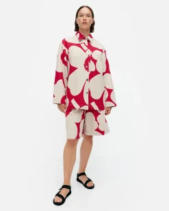 Kulmat Unikko Puuvillapellavapaitatakki