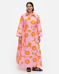 Perenna Unikko Puuvillapopliinimekko